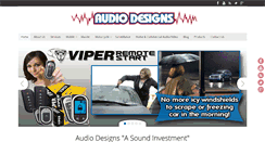 Desktop Screenshot of goaudiodesigns.com